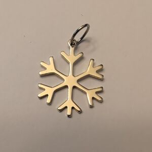 Sterling Silver Snowflake Charm Pendant